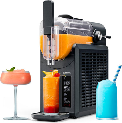 by Chefman Slush-Ease 68Oz Slushie Machine, 48Oz Liquid Capacity Frozen Drink Maker & Slushy Machine with 5 Presets and LED Display, Perfect for Frozen Margaritas, Frappes, Smoothies & Shakes